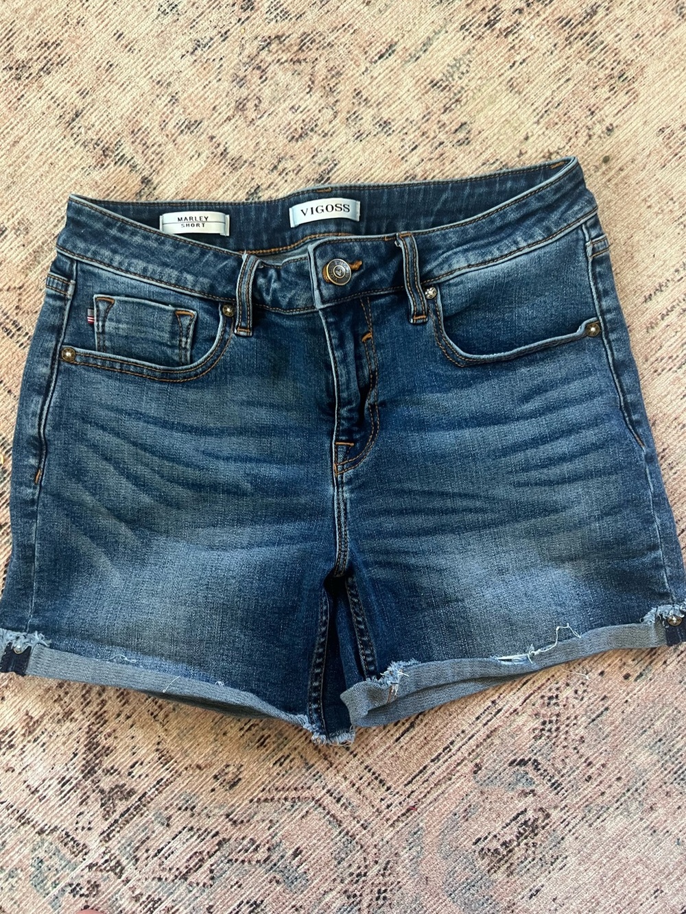 Vigoss Dark Blue Denim Jean Shorts